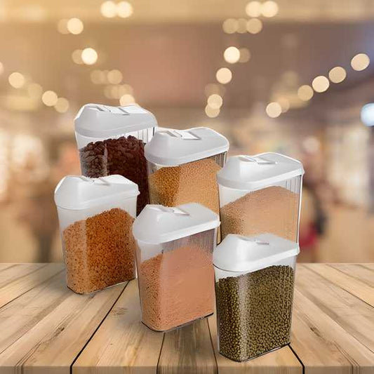 Airtight Dispenser Containers — Pack of 6